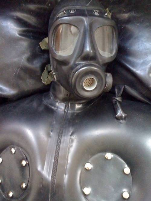 alrubber-man: rubberasylum: One of my favorite Sleepsack Pics from the net Horny