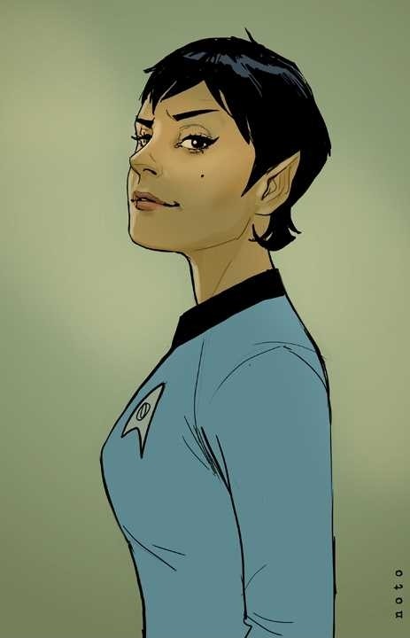 ferdisanerd:Femme Spock by Phil Noto