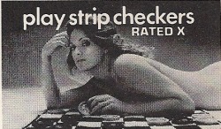 Strip Checkers, Vintage Ad, Penthouse - November