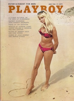 Playboy Cover, June 1968