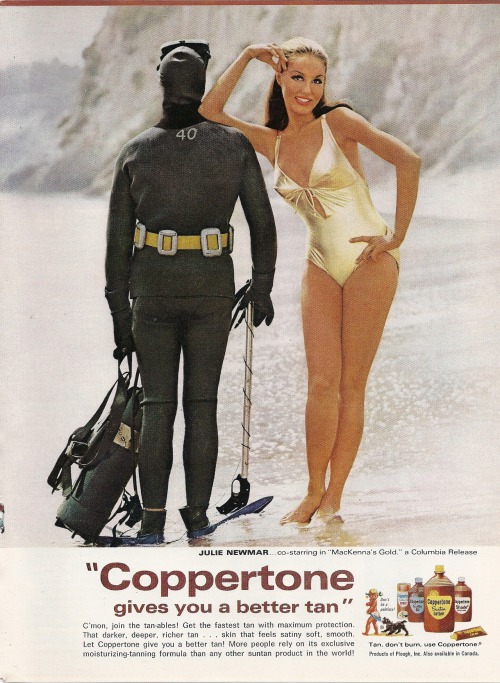 Porn Pics Julie Newmar, Coppertone, Vintage Ad, Playboy