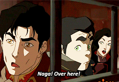 meelo:  Bolin and Naga moments  #DO YOU NOT SEE THE ROMANCE #HOLY MOLIE LOOK AT THEM #THEY’RE SUCH LOVE BIRDS#KISSING IN FRONT OF KORRA AND GOD I SHIP THEM SO HARD #JUST LOOK AT HIM RIDE HER.#THEY’D MAKE SUCH BEAUTIFUL BABYS #AHHH SHE