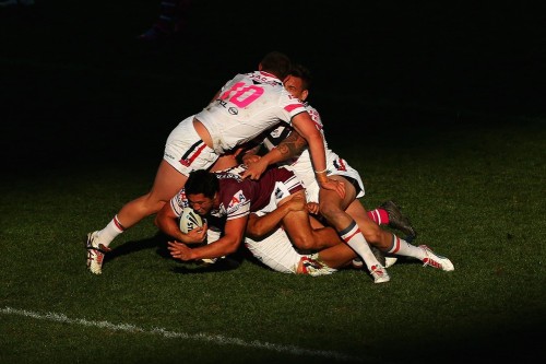 giantsorcowboys:  Bird Pile! Martin Kennedy piles on Brent Kite! Nice Arse, Kennedy! 