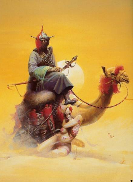 thunderfriction:  “Three-Bladed Doom” Artist: Peter Andrew Jones