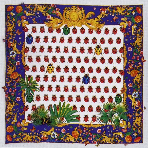 vivaversace:  Gianni Versace ladybug scarf print 1995 