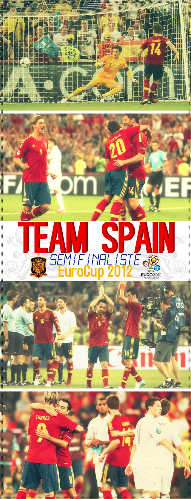 passionmyfootball:  Team Spain Semifinaliste Eurocup 2012 Polska-Ukranie 