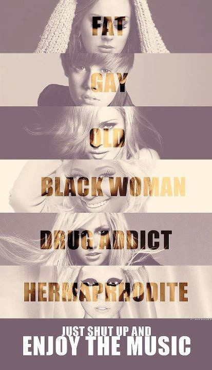 loveadeleandfucktherest:  ithinkwealwayshaveachoi fuck for all haters. Adele I love