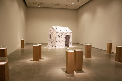 the-mad-curator: [ “House of Thoughts” ][ Paper installation by: Peter Callesen. ][ Acid free white 