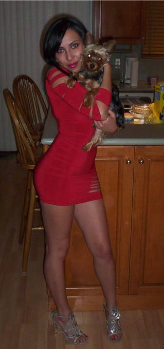  the woman in the red dress :D
