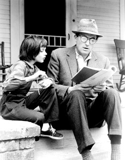 pearlsindiamonds:  Mary Badham and Gregory