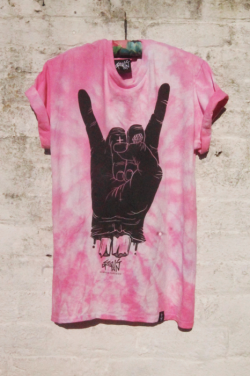 sunkenclothing:  Magenta Tie Dye Hand Teefrom Sunken Clothing