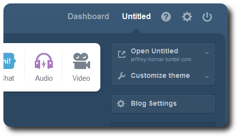 tumblr blog dashboard