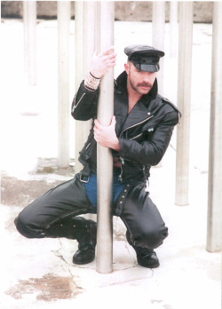 blackleatherbikerjacket: pole dancer 