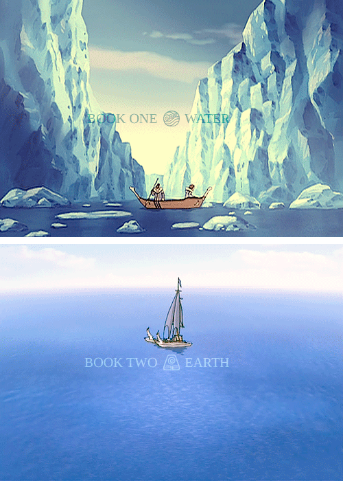 pencilpaperpassion:avatar-quotes:[船]EACH SEASON OF AVATAR BEGINS ON A BOAT #DOES THIS MEAN THAT EVER