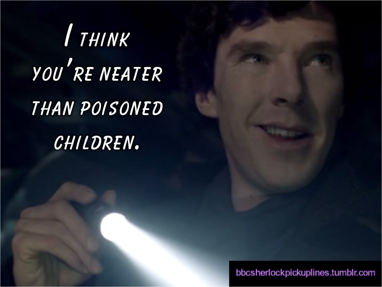 The best of series two references, from BBC Sherlock pick-up lines.