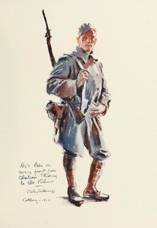 wahnwitzig:  “I was there” with the Yanks on the western front, 1917-1919 (1919) Several of many amazing sketches made by a solder in the A.E.F fighting in France, and on special duty to sketch for A.E.F.’s official newspaper “The Stars and Stripes”