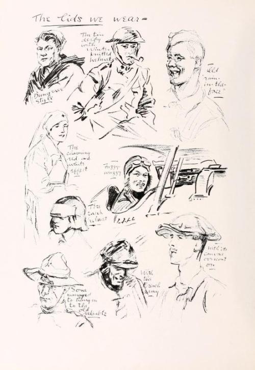 wahnwitzig:  “I was there” with the Yanks on the western front, 1917-1919 (1919) Several of many amazing sketches made by a solder in the A.E.F fighting in France, and on special duty to sketch for A.E.F.’s official newspaper “The Stars and Stripes”