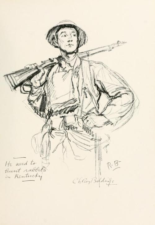 wahnwitzig:  “I was there” with the Yanks on the western front, 1917-1919 (1919) Several of many amazing sketches made by a solder in the A.E.F fighting in France, and on special duty to sketch for A.E.F.’s official newspaper “The Stars and Stripes”