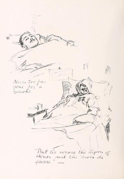 wahnwitzig:  “I was there” with the Yanks on the western front, 1917-1919 (1919) Several of many amazing sketches made by a solder in the A.E.F fighting in France, and on special duty to sketch for A.E.F.’s official newspaper “The Stars and Stripes”