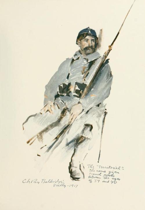 wahnwitzig:  “I was there” with the Yanks on the western front, 1917-1919 (1919) Several of many amazing sketches made by a solder in the A.E.F fighting in France, and on special duty to sketch for A.E.F.’s official newspaper “The Stars and Stripes”