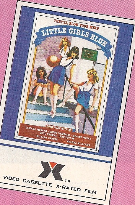 &ldquo;Little Girls Blue,&rdquo; Video Cassette X-Rated Film, Vintage Ad,