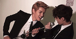 wintershower:  kris + lay @ EXO-M_当代歌坛 (Dangdaigetan) Pop Magazine Making Film ♪ 