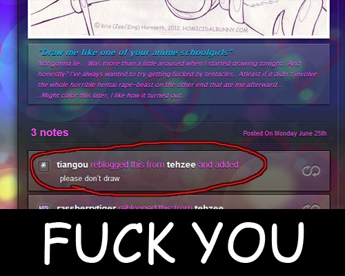 aciddiarrhea:  tiangou:  tehzee:  I wish it were possible to delete reblogs from