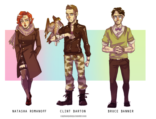 captaingalaga:  Heroes in a world where they never became Avengers and where Tony wants to be forever-young + lil’ Coulson and Nick   I WANT TO DRESS EXACTLY LIKE BRUCE WHEN I’M TEACHING.