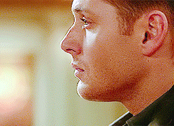 claraoszwin:  I’d like to take a quick moment to point out the second to last GIF. Castiel turns his head as Dean punches him in a very deliberate, obviously not human way.  But it’s not because Dean punched him and he’s reacting to pain or momentum. 