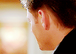 claraoszwin:  I’d like to take a quick moment to point out the second to last GIF. Castiel turns his head as Dean punches him in a very deliberate, obviously not human way.  But it’s not because Dean punched him and he’s reacting to pain or momentum. 