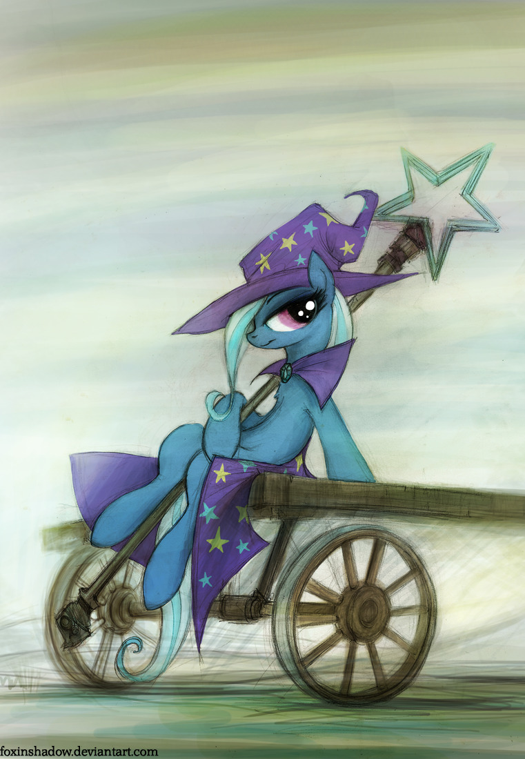 Trixie, commission for http://the-smiling-pony.deviantart.com/ And about yesterday&hellip;