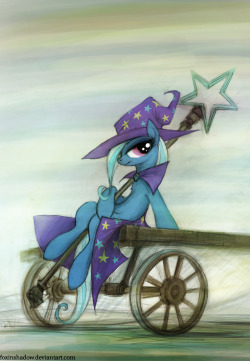 Trixie, commission for http://the-smiling-pony.deviantart.com/ And about yesterday&hellip; thank you all. Seriously. And I&rsquo;m sorry