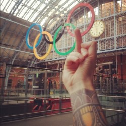 shesnotworthit:  lost-carcosa:  mytormentedmind:  giveashitxo:  shesnotworthit:  From everyone who lives and works in London (Taken with Instagram)  THIS  I fucking love this. Fuck the olympics!!!! cant wait until the stupid shit is over and people stop