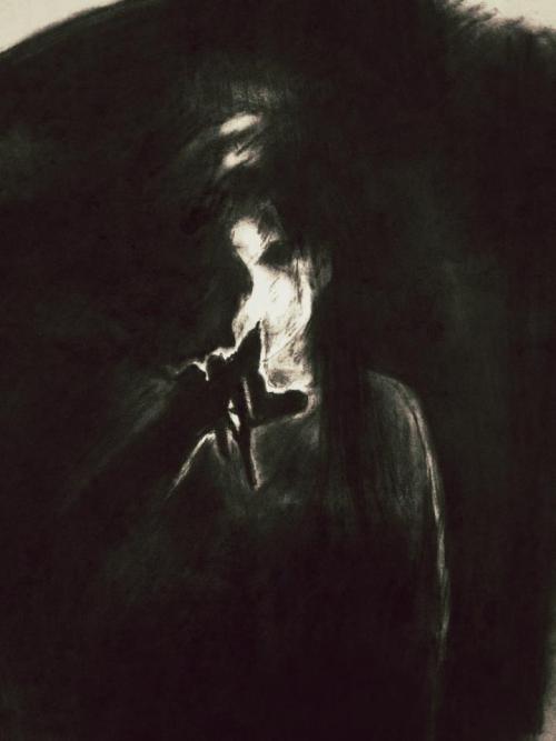 carolinevitelli:Wayward, detailsChaRcoal drawingcaroline vitelli