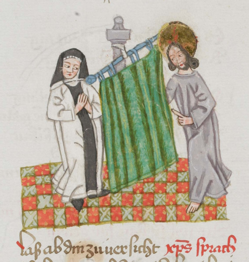 CHRISTUS UND DIE MINNENDE SEELEGedicht von Christus und der minnenden Seele, Constance ca. 1490.Eins