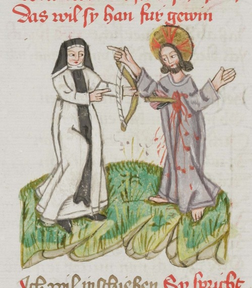 CHRISTUS UND DIE MINNENDE SEELEGedicht von Christus und der minnenden Seele, Constance ca. 1490.Eins