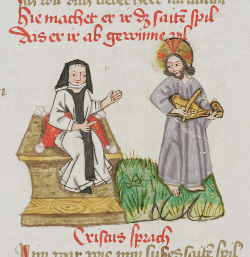 CHRISTUS UND DIE MINNENDE SEELEGedicht von Christus und der minnenden Seele, Constance ca. 1490.Eins