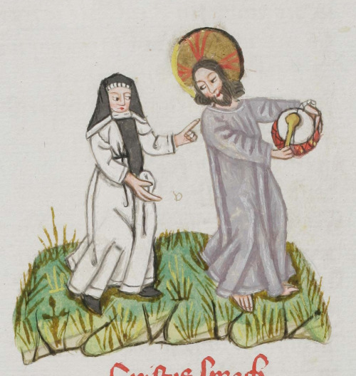 CHRISTUS UND DIE MINNENDE SEELEGedicht von Christus und der minnenden Seele, Constance ca. 1490.Eins