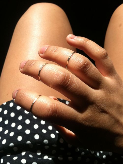 soyymilk:  Knuckle rings came 