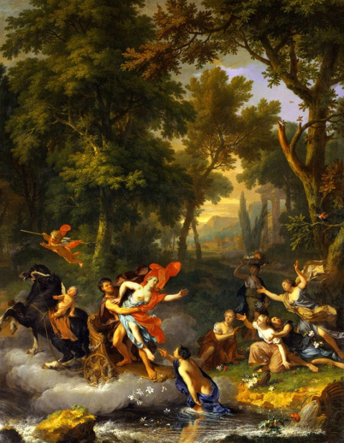 necspenecmetu:Jan van Huysum, The Rape of Proserpina, 18th century