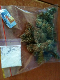 eatsleepdefeatrepeat:  Just under an ounce of weed 5 hits of strong acid 1 gram of 2C-B 