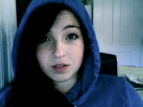 clementinecupx:  playing with iphoto filters.  i look so sad all the time.