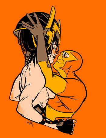 pollyguo: Mister Miracle and Big Barda