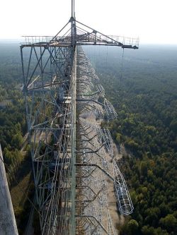 olivermatich:  Abandoned Duga-3 radar array in the Chernobyl Exclusion Zone. 