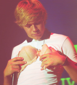 hiddenbywords:  Hey Niall I like your bra. where did you get it?