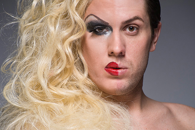 dutchster:  cawsee:  blackandwhitestriped:  “Half-Drag” portraits by Leland