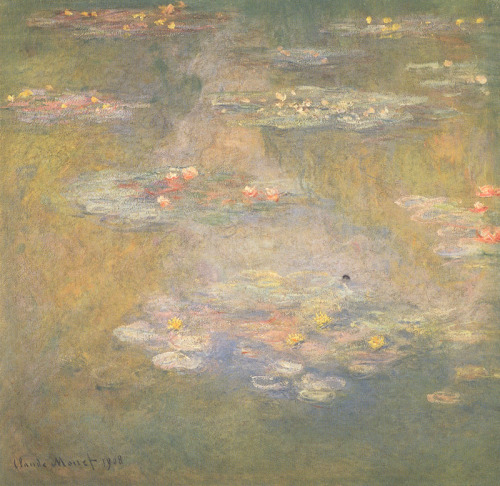 pooporange: ‘Water Lilies’  Claude Monet