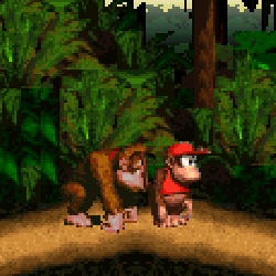 ballinlikestalin:  SNES Game #2: Donkey Kong Country The graphics in this game were