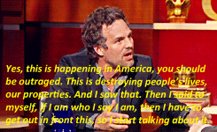 leupagus:absurdical:hiddlestown:Actual Dr. Bruce Banner on Colbert Report talking about environmenta