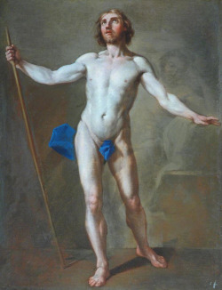 necspenecmetu:  Pierre Subleyras, Standing Male Nude, 18th century 